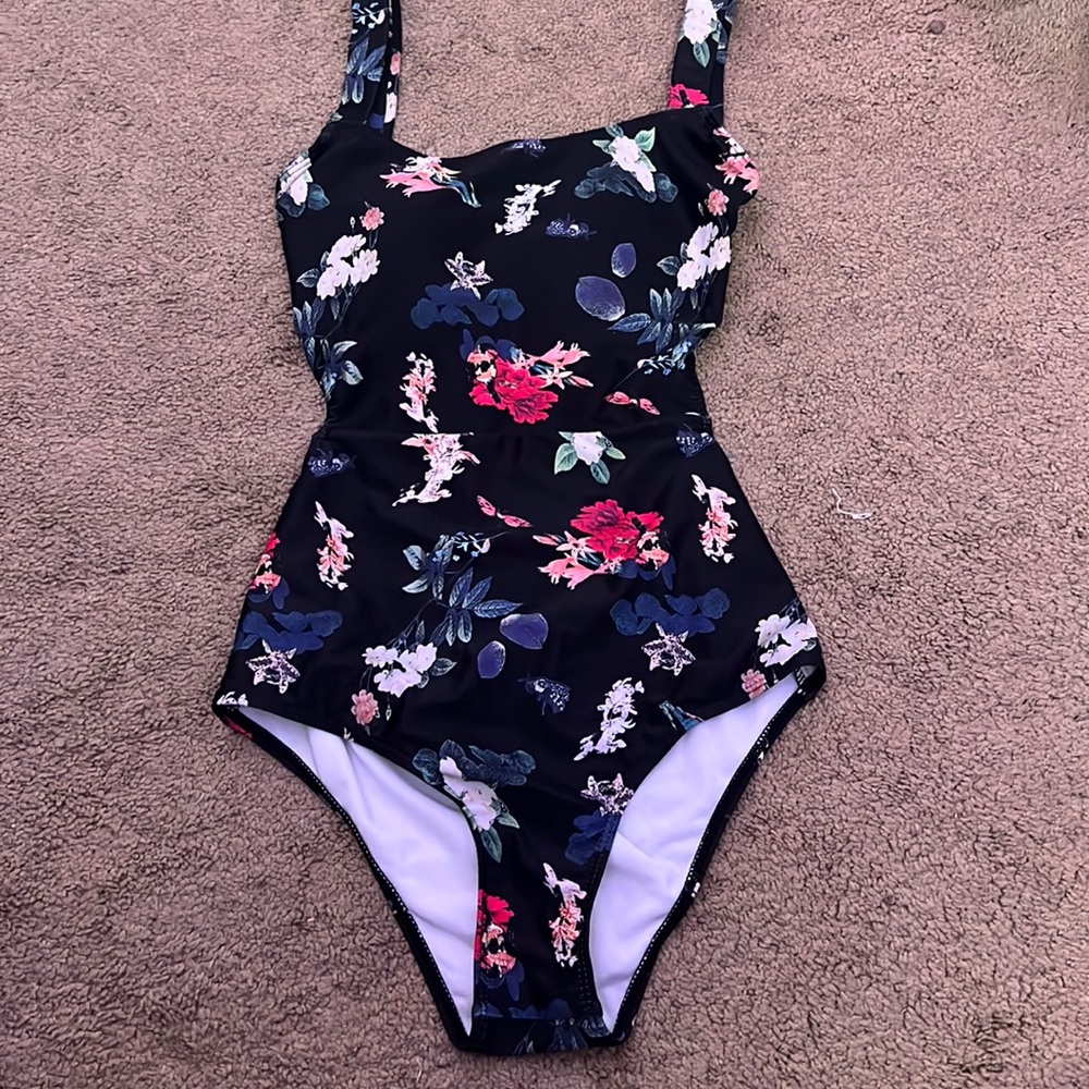 one piece swimsuit open back